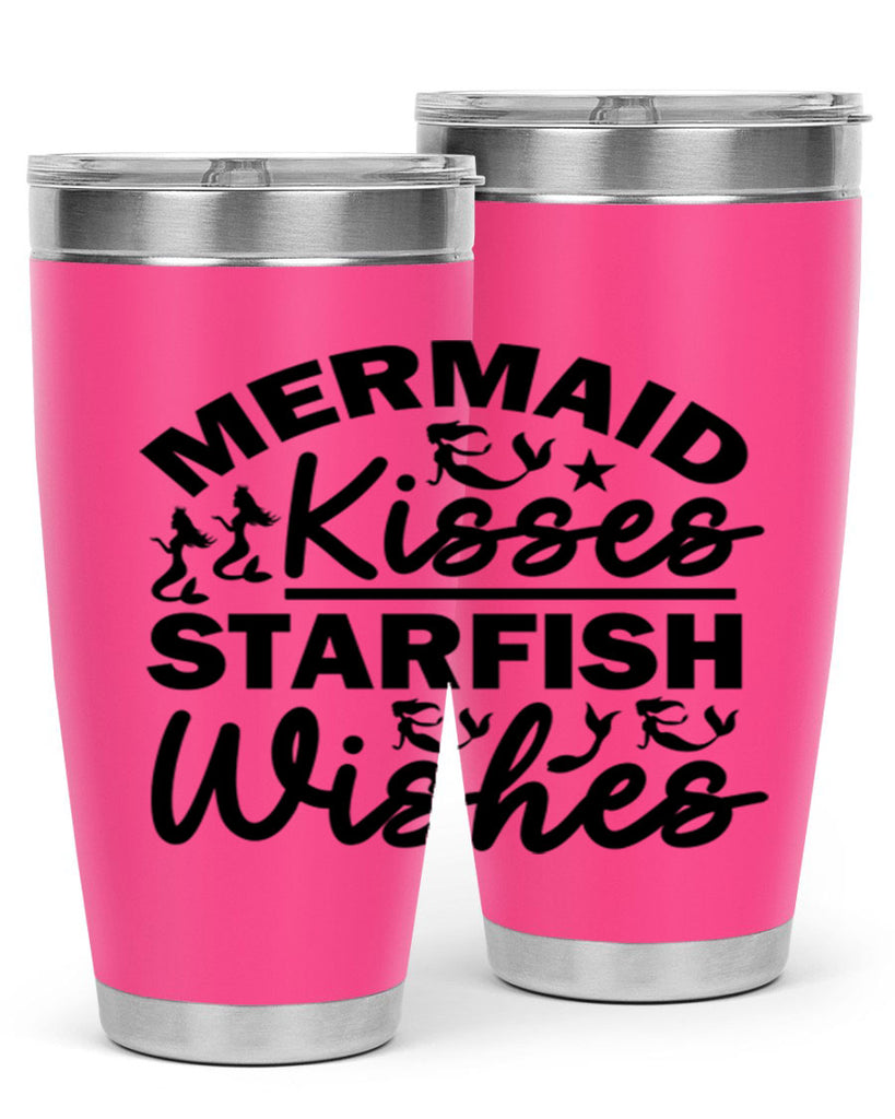 Mermaid Kisses Starfish Wishes 424#- mermaid- Tumbler