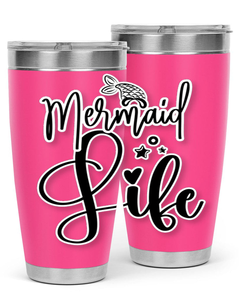 Mermaid Life 429#- mermaid- Tumbler