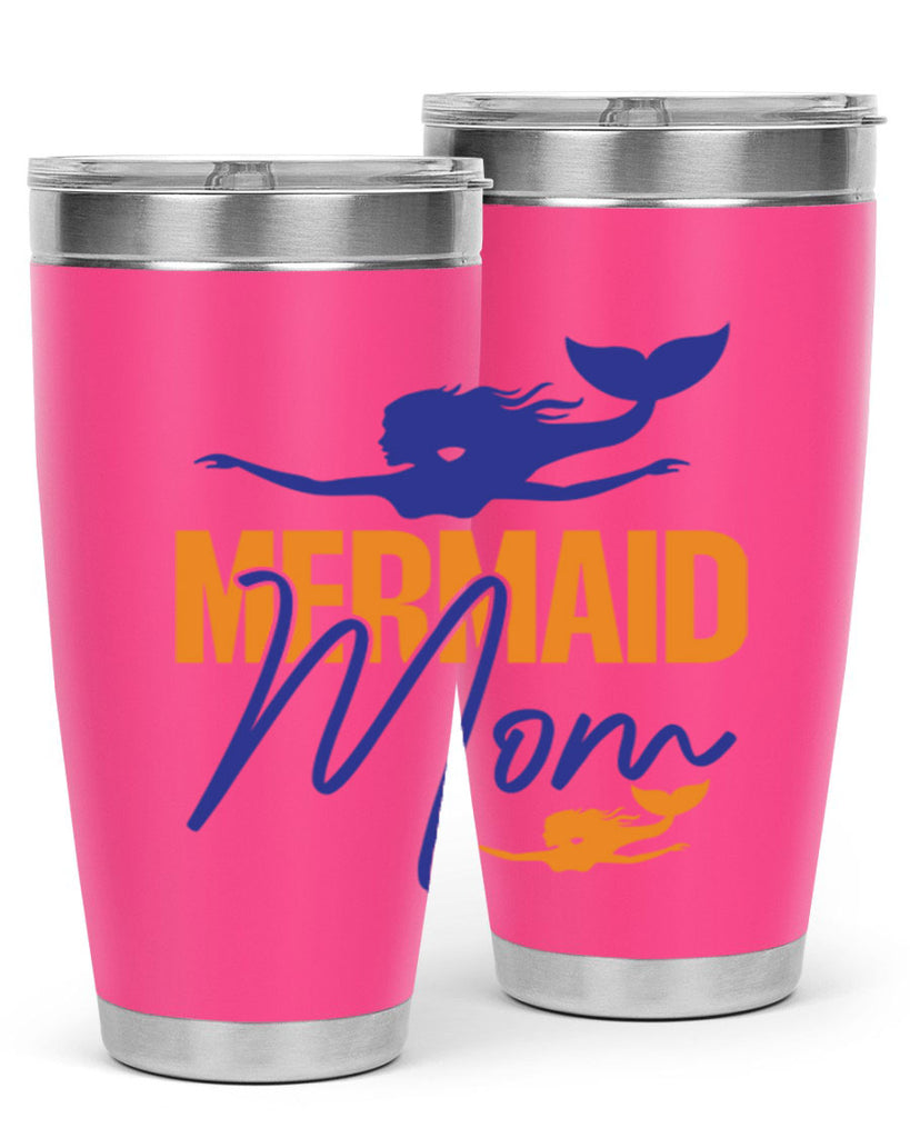 Mermaid Mom 369#- mermaid- Tumbler