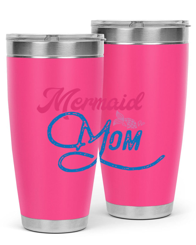 Mermaid Mom 371#- mermaid- Tumbler