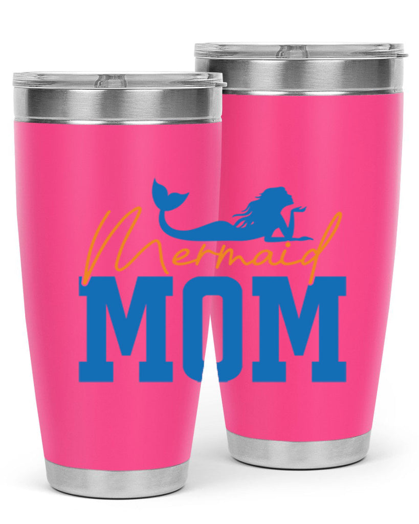 Mermaid Mom 375#- mermaid- Tumbler