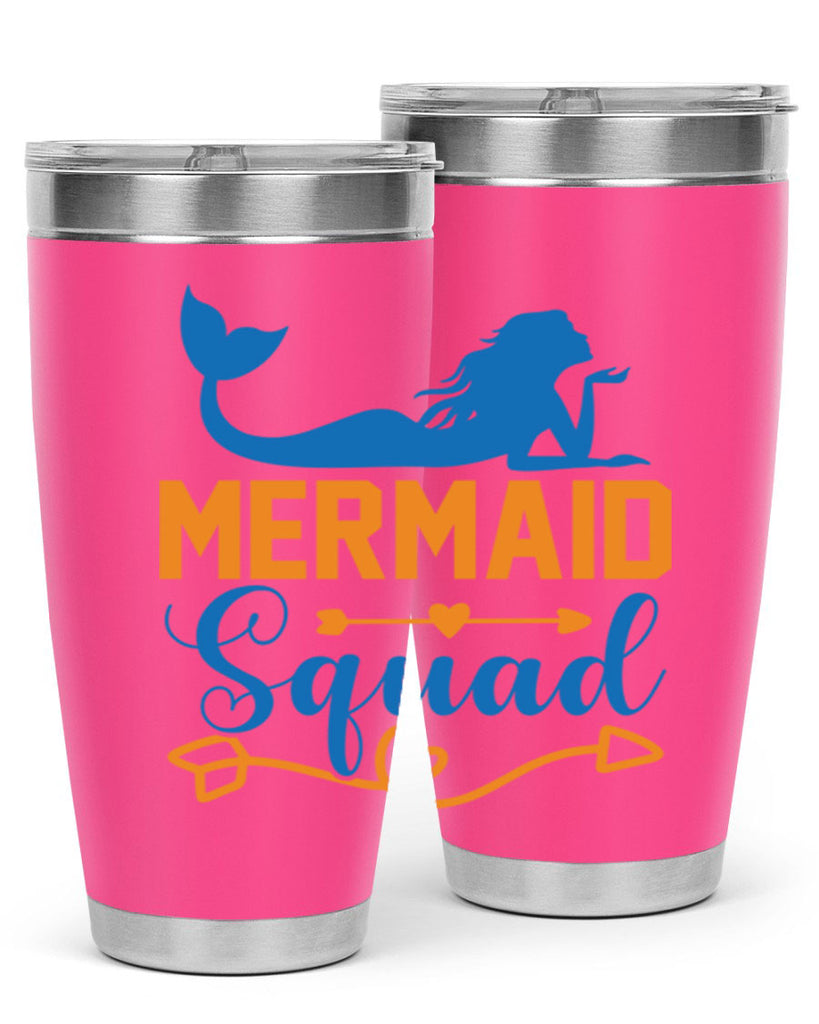 Mermaid Squad 385#- mermaid- Tumbler