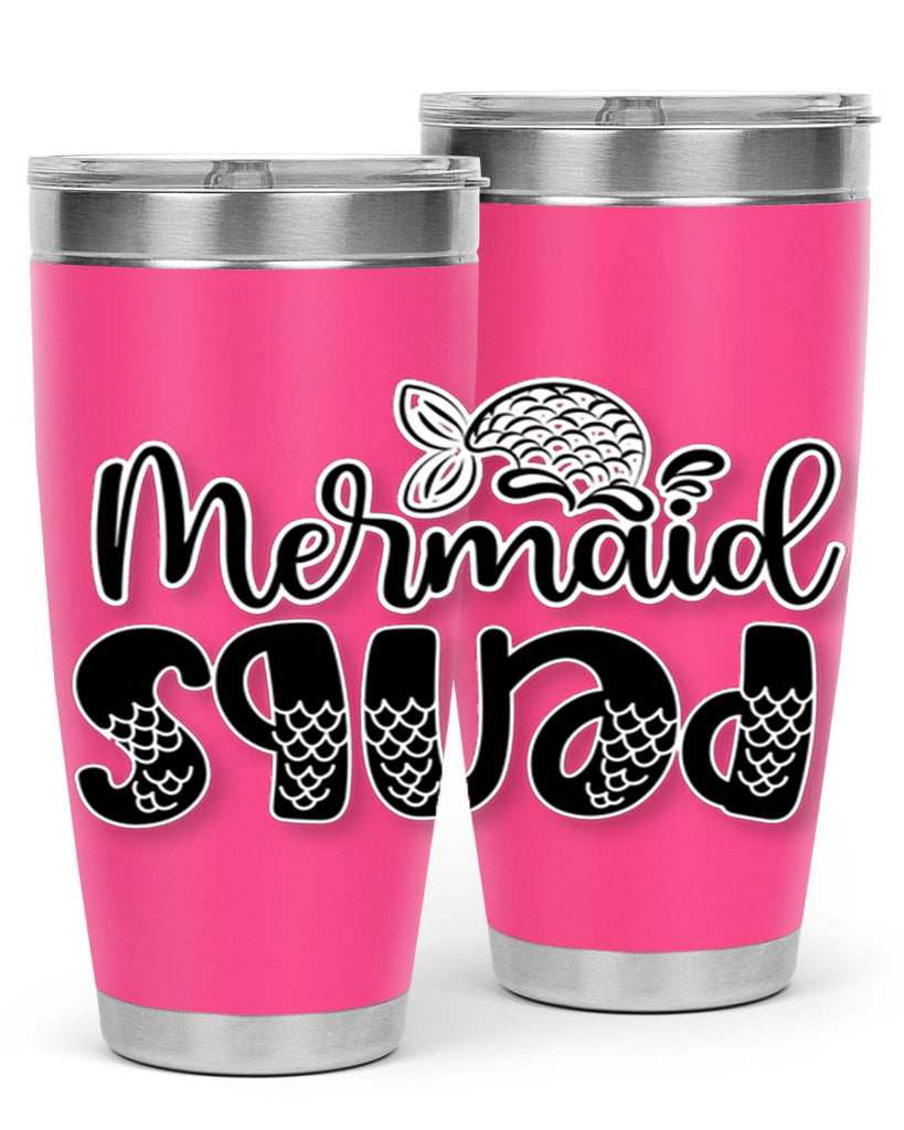 Mermaid Squad 444#- mermaid- Tumbler