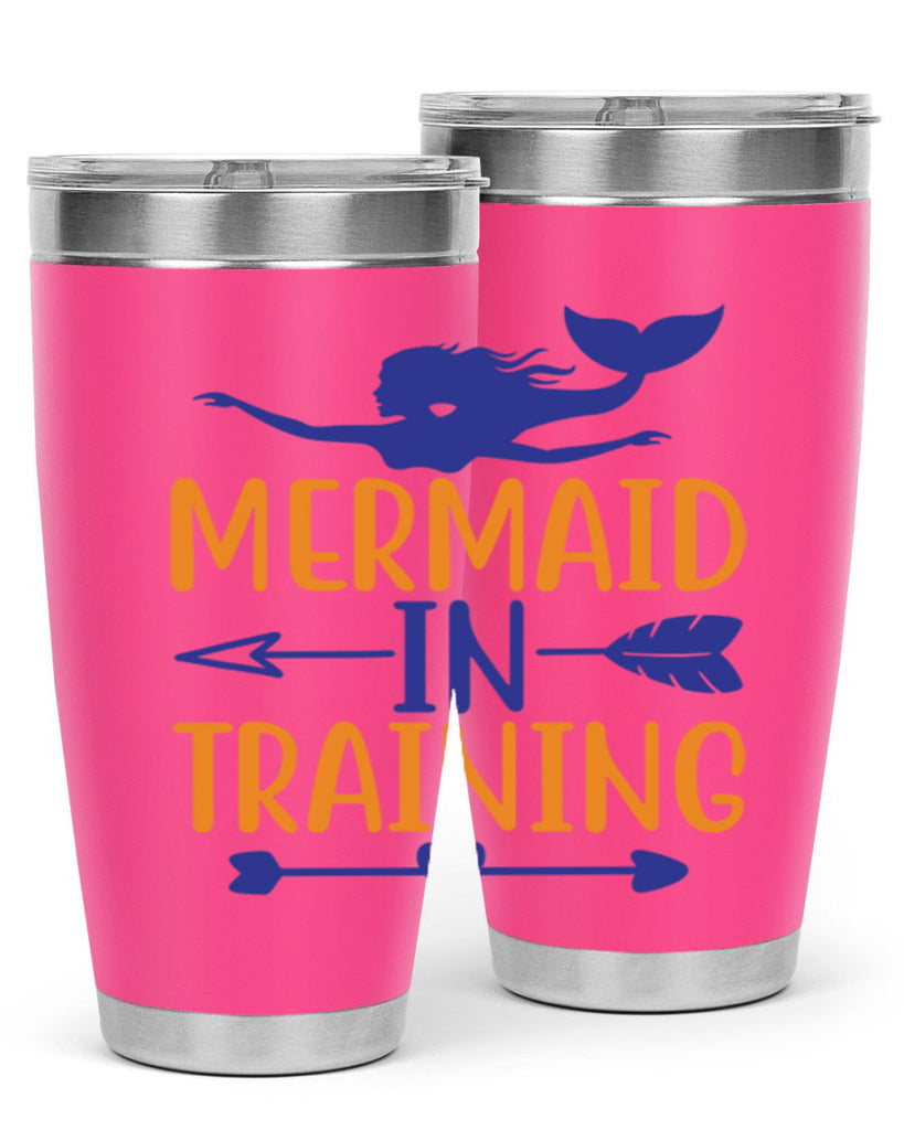 Mermaid in Training 360#- mermaid- Tumbler