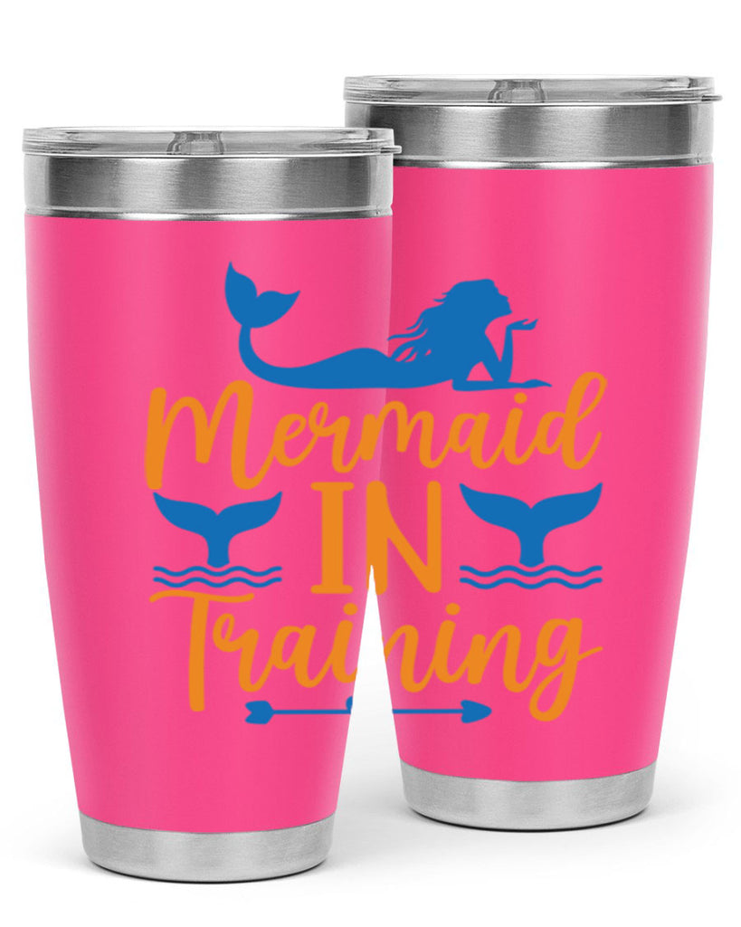 Mermaid in Training 367#- mermaid- Tumbler