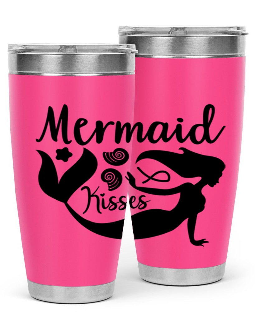 Mermaid kisses design 428#- mermaid- Tumbler