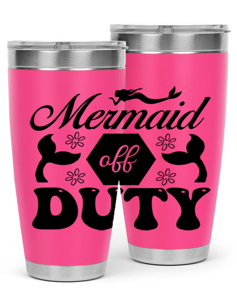 Mermaid off duty 433#- mermaid- Tumbler