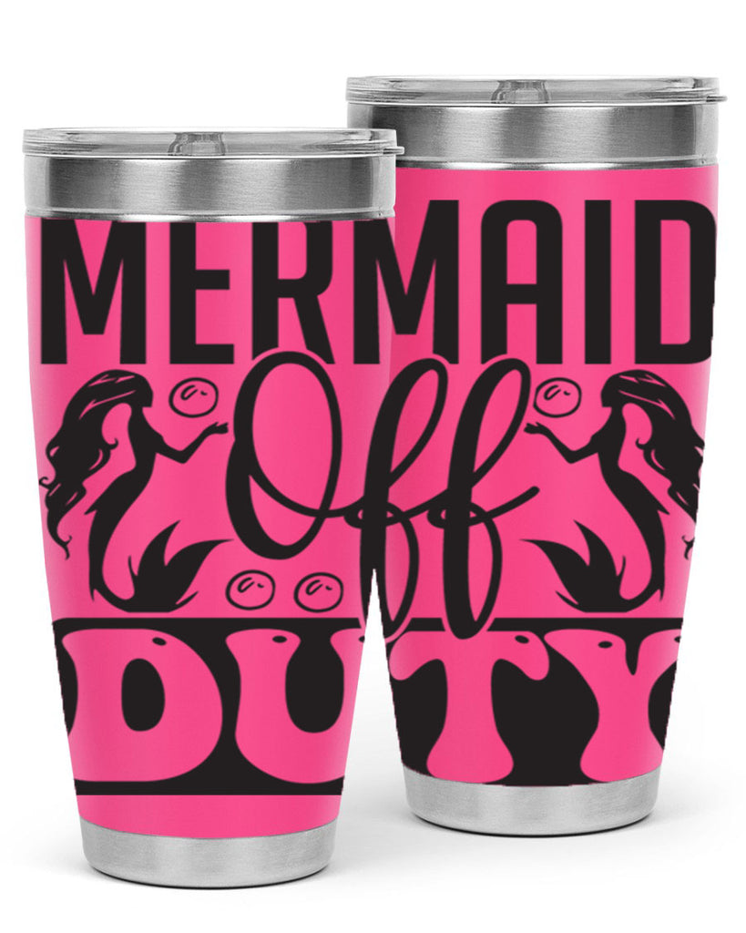 Mermaid off duty 435#- mermaid- Tumbler