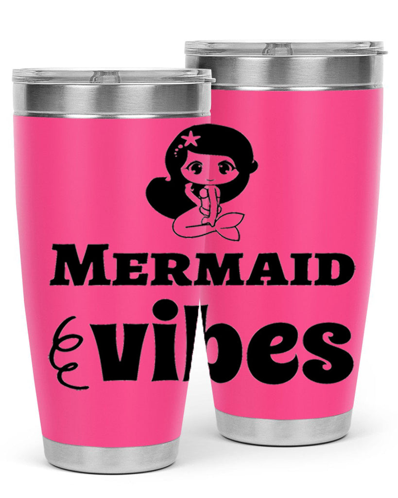 Mermaid vibes 456#- mermaid- Tumbler