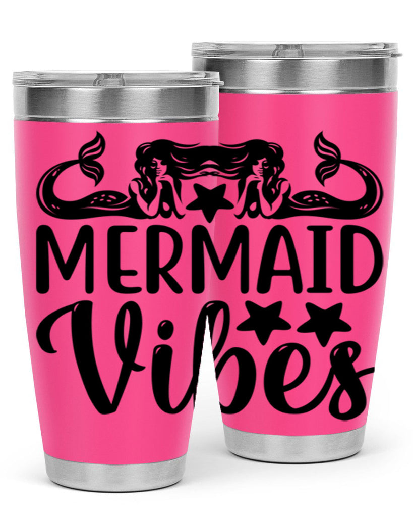 Mermaid vibes 462#- mermaid- Tumbler