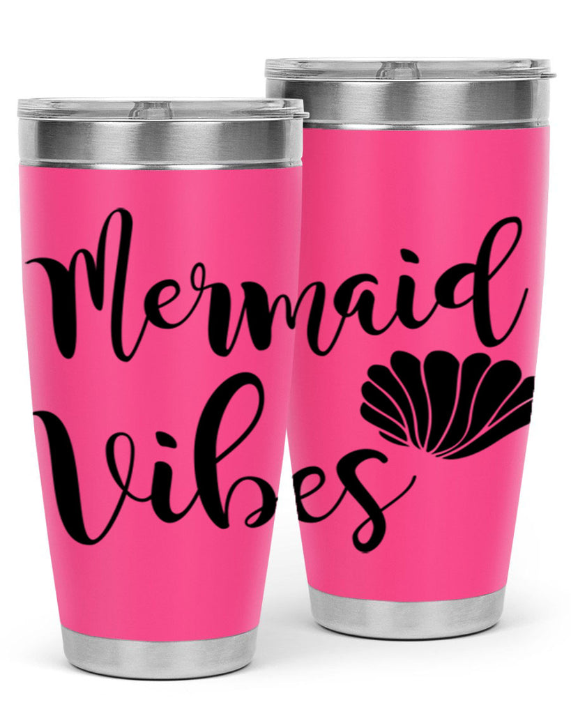 Mermaid vibes 464#- mermaid- Tumbler