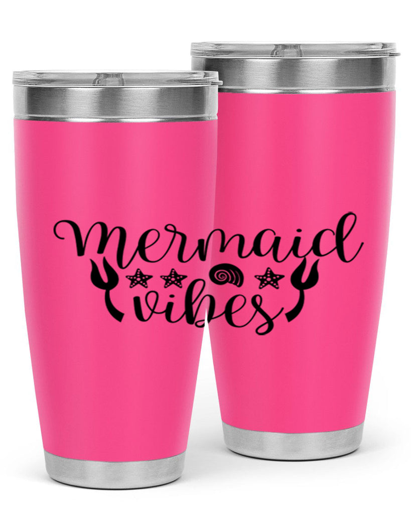 Mermaid vibes design 466#- mermaid- Tumbler