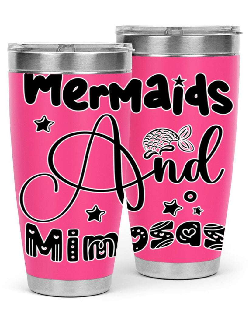 Mermaids and Mimosas 475#- mermaid- Tumbler