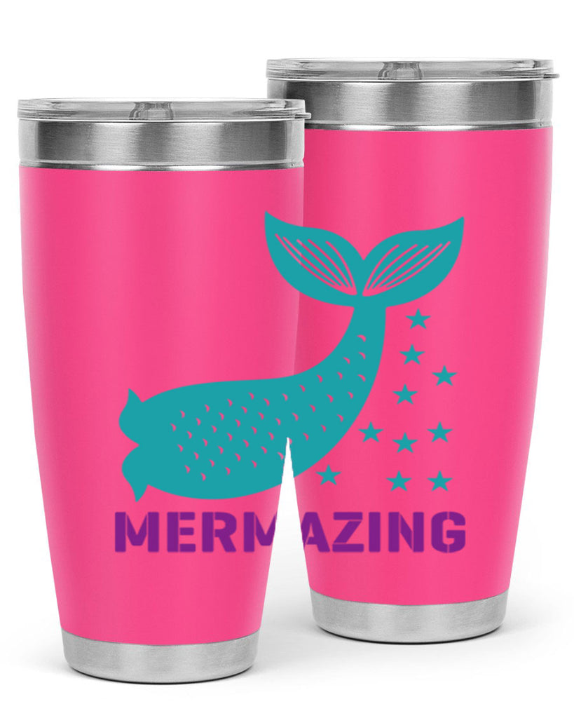 Mermazing 502#- mermaid- Tumbler