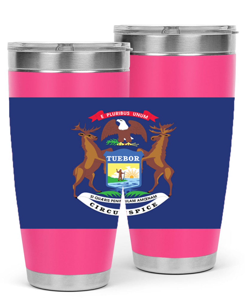 Michigan 30#- Us Flags- Tumbler