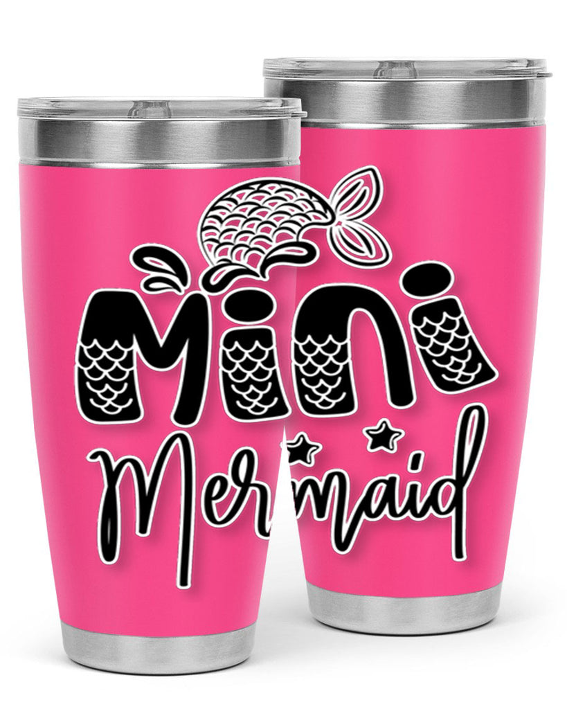 Mini Mermaid 508#- mermaid- Tumbler
