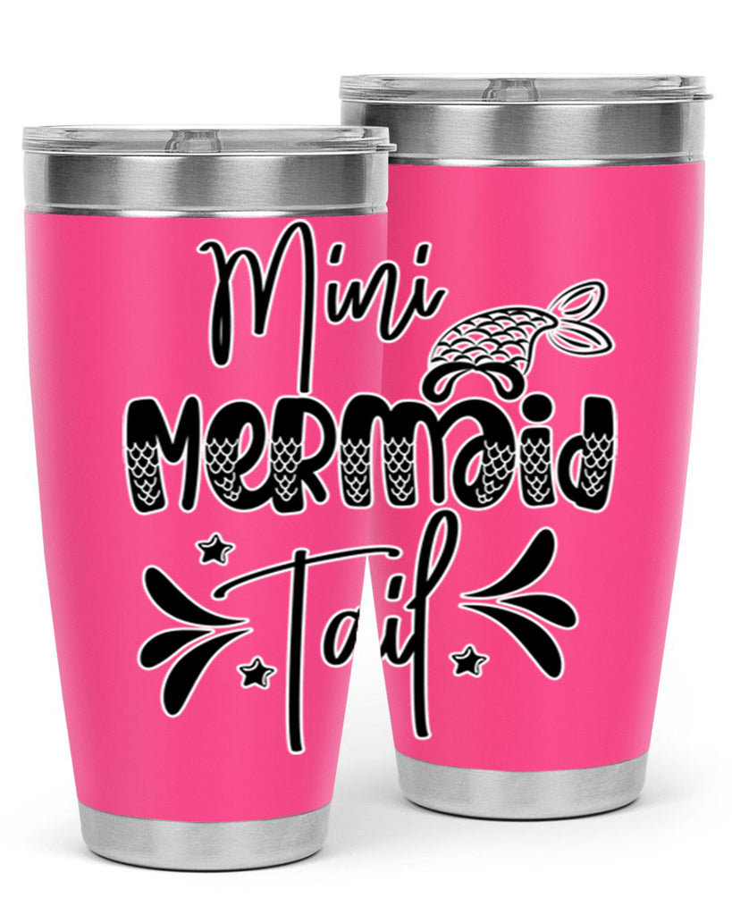 Mini Mermaid Tail 513#- mermaid- Tumbler