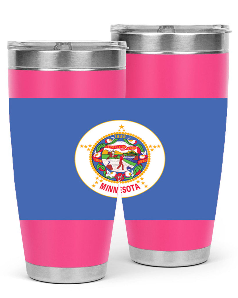 Minnesota 29#- Us Flags- Tumbler