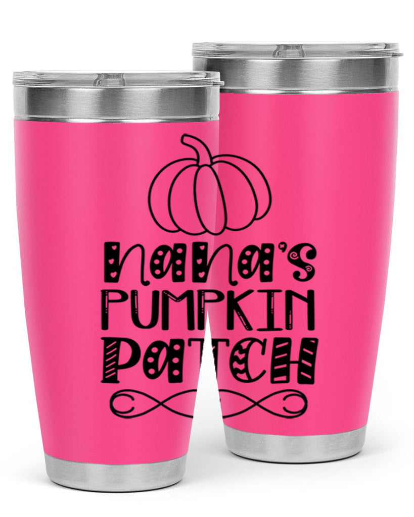 Nana s Pumpkin Patch 439#- fall- Tumbler