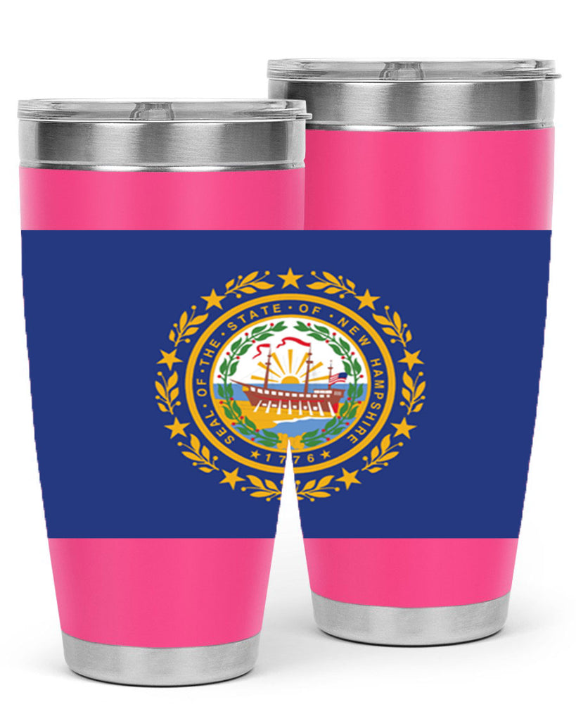 New Hampshire 23#- Us Flags- Tumbler