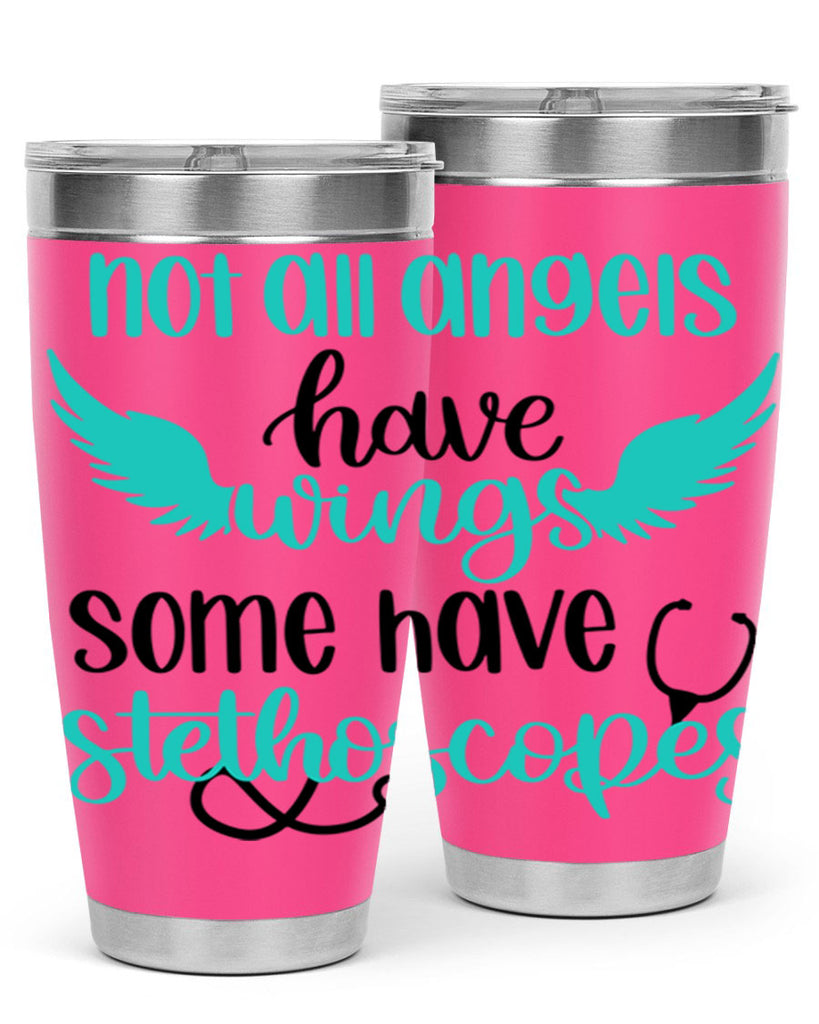 Not All Angels Have Style Style 127#- nurse- tumbler