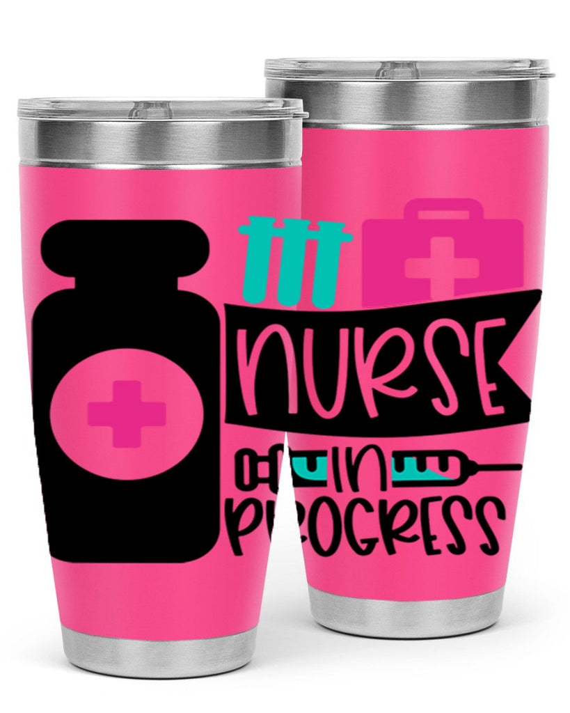 Nurse In Progress Style Style 111#- nurse- tumbler