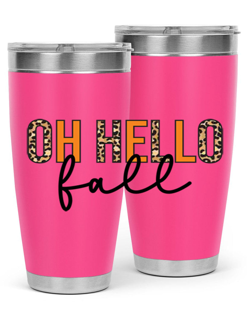 Oh hello fall 451#- fall- Tumbler