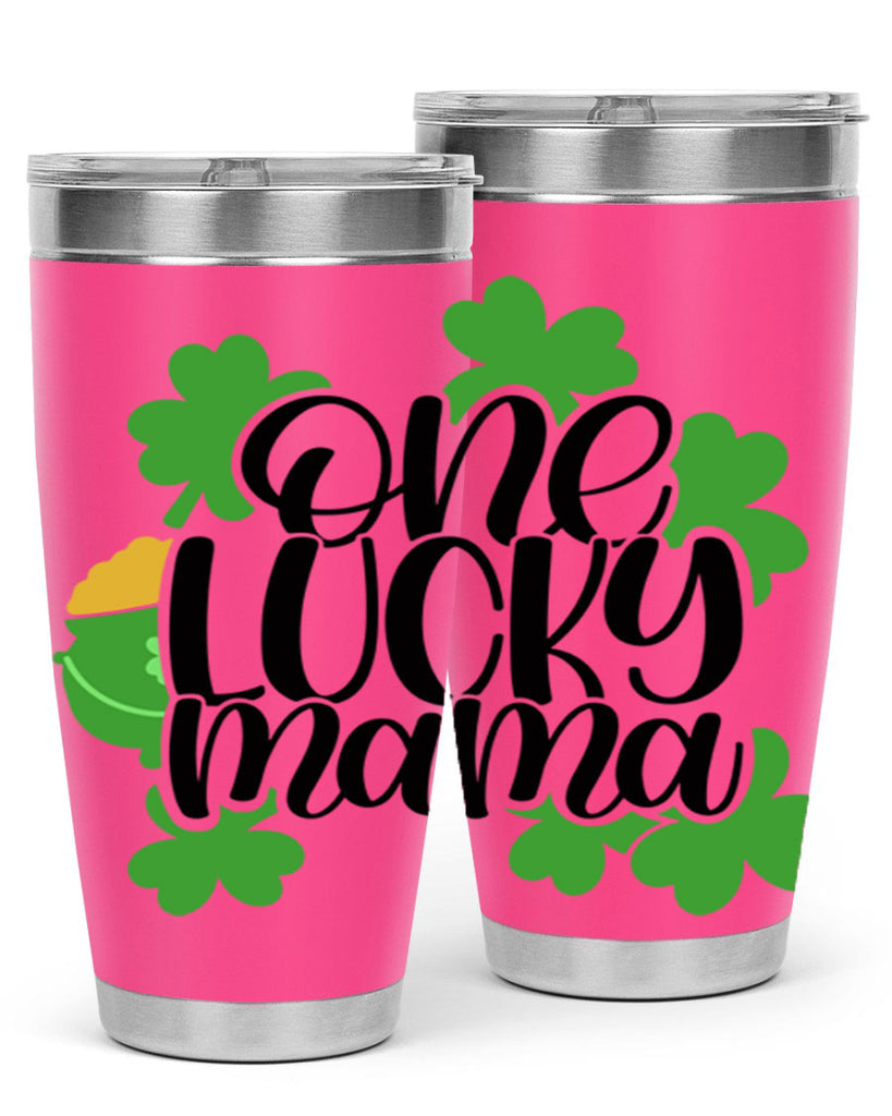 One Lucky Mama Style 42#- St Patricks Day- Tumbler