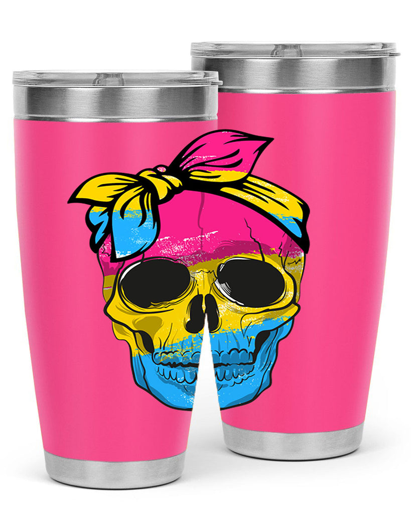 Pansexual Lgbtq Skull Gay Pride Png 30#- lgbt- Tumbler