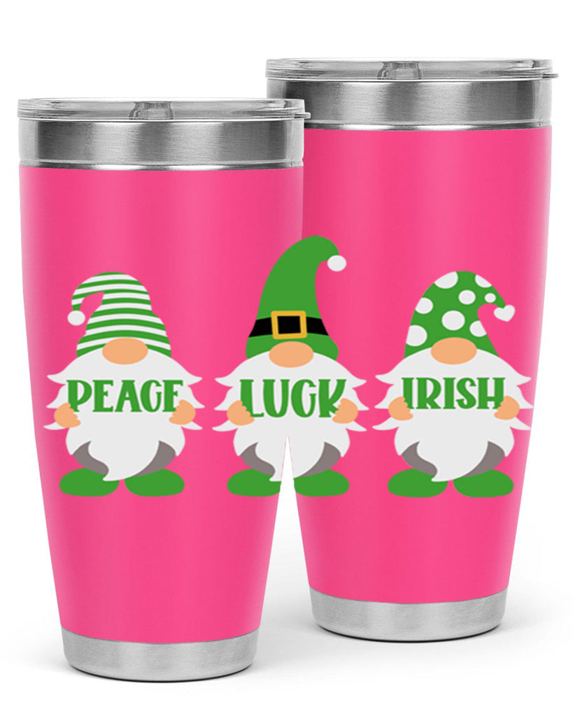 Peace Luck Irish Style 41#- St Patricks Day- Tumbler