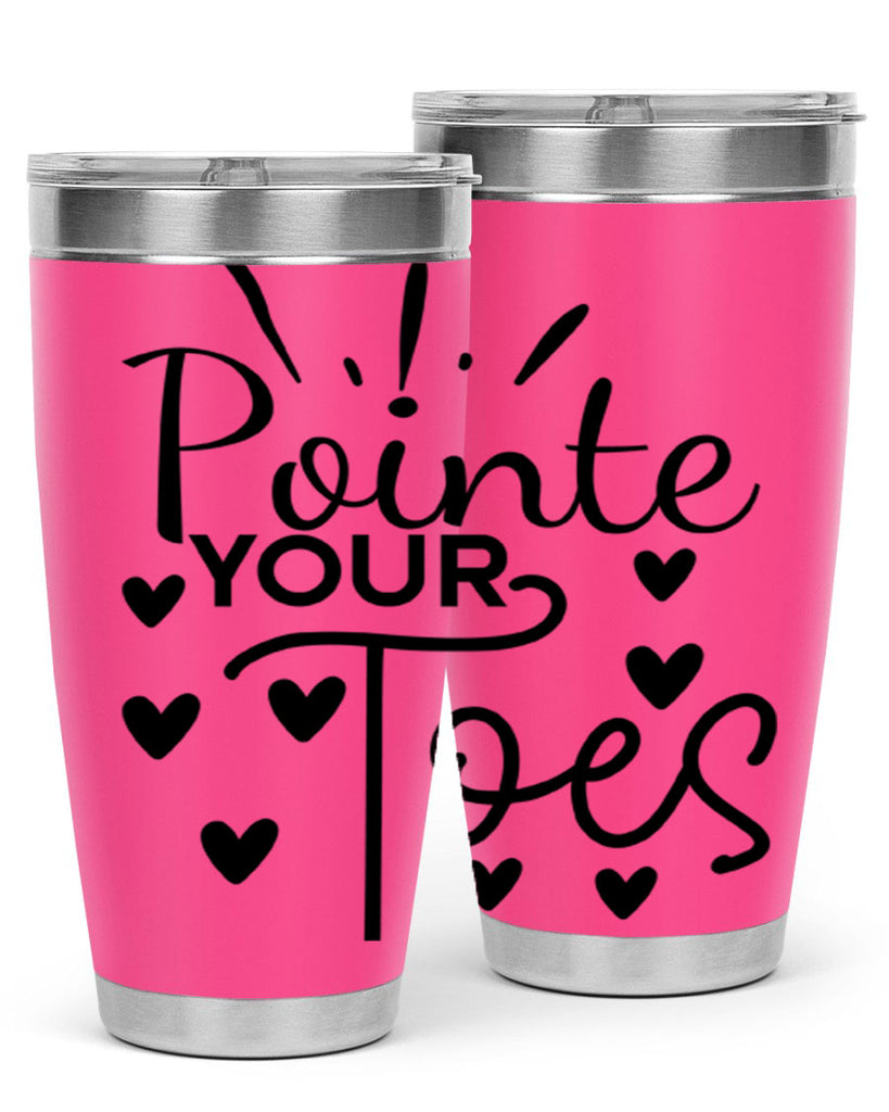 Pointe Your Toes 73#- ballet- Tumbler