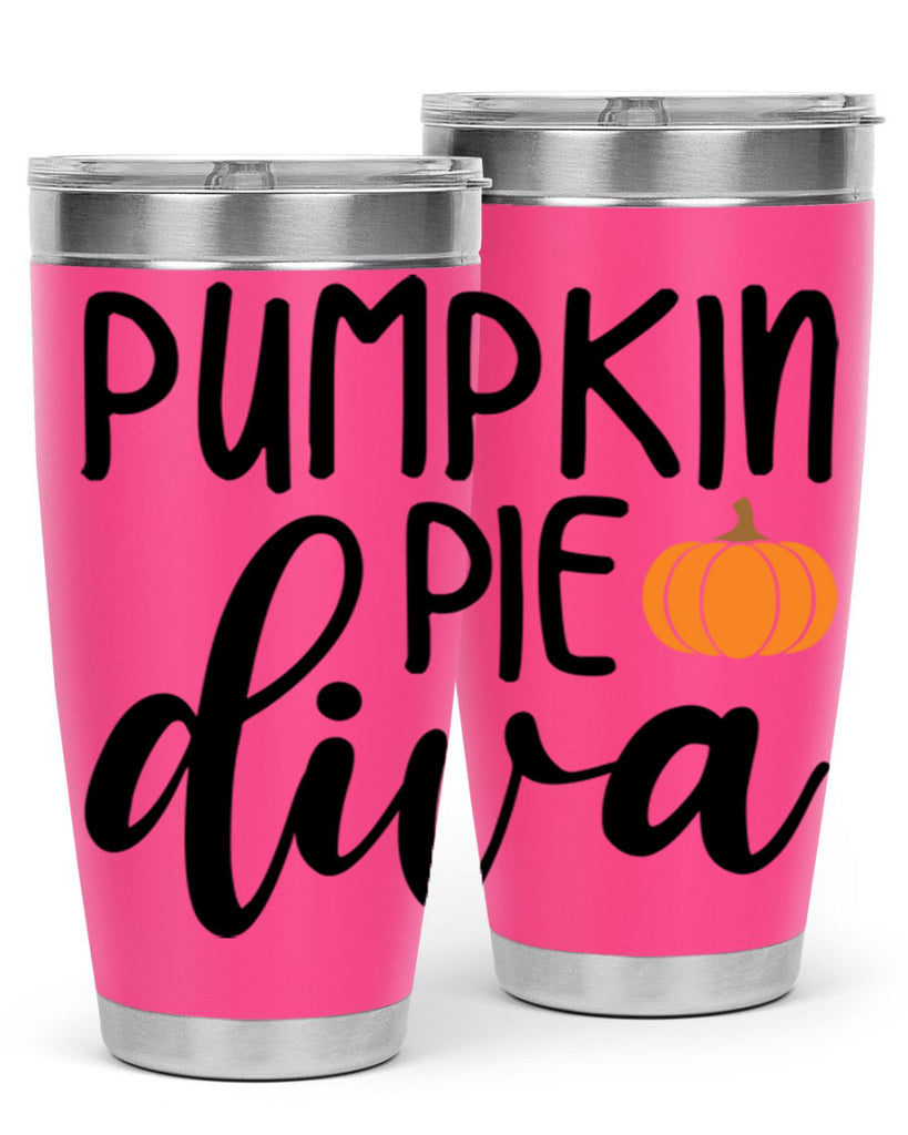 Pumpkin Pie Diva 532#- fall- Tumbler