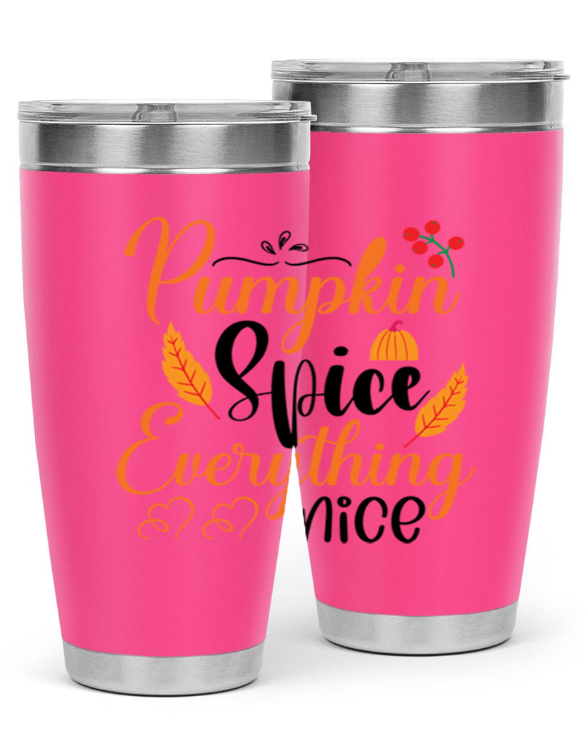 Pumpkin Spice Everything Nice 543#- fall- Tumbler