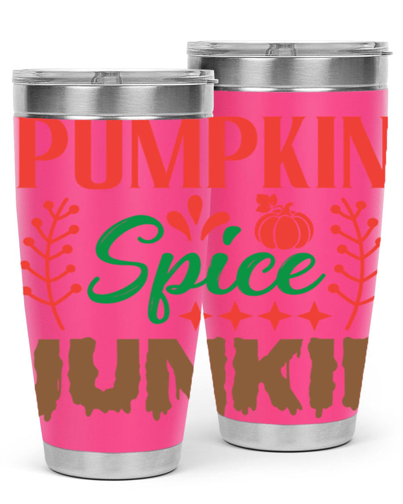 Pumpkin Spice Junkie 547#- fall- Tumbler