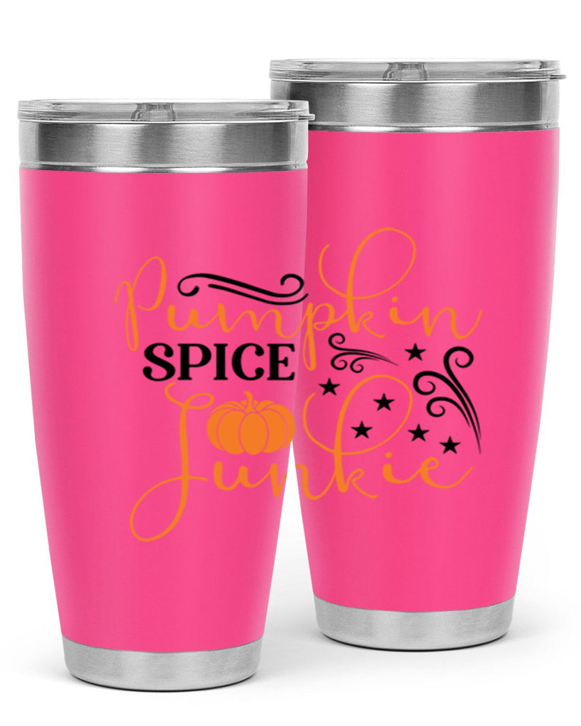 Pumpkin Spice Junkie 549#- fall- Tumbler