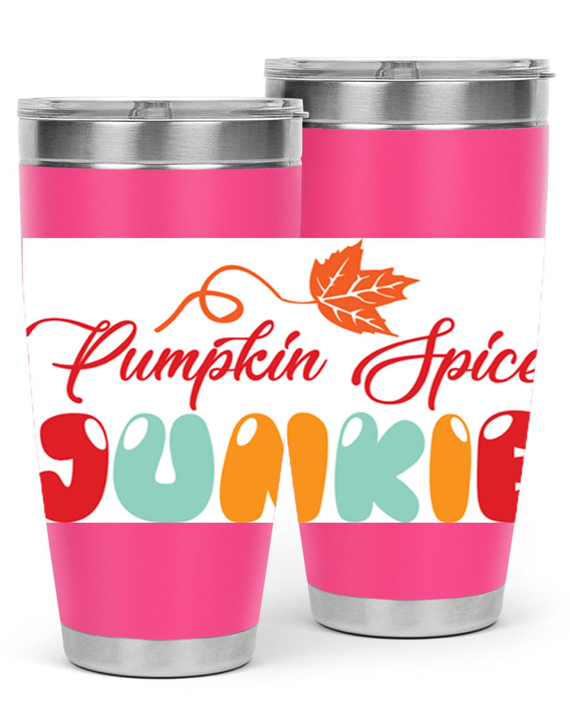 PumpkinSpiceJunkiedesign 569#- fall- Tumbler