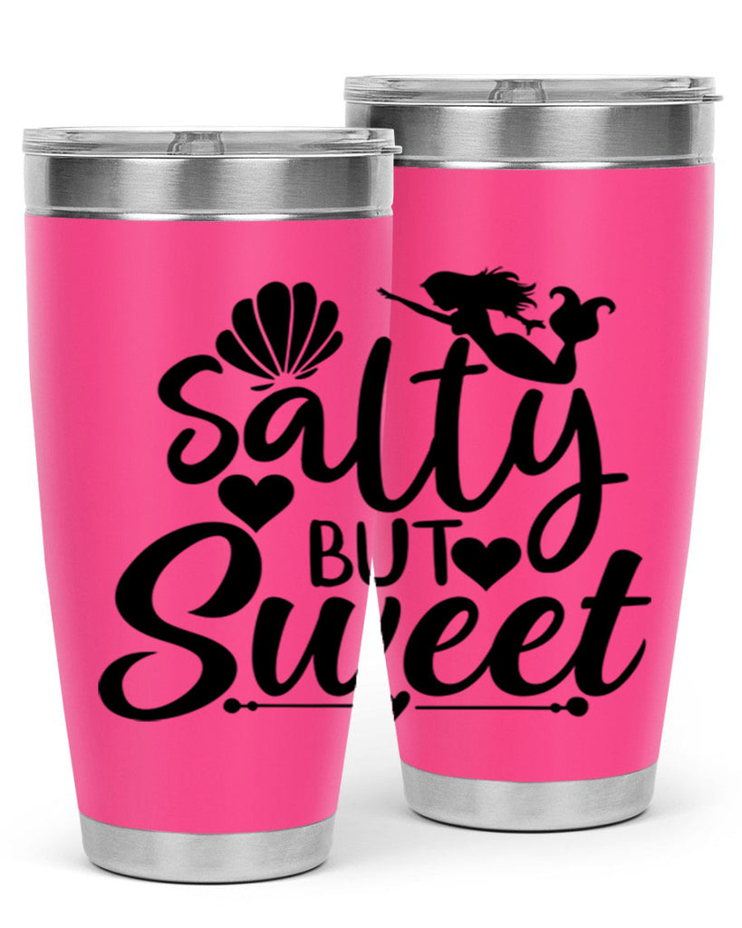 Salty But Sweet 564#- mermaid- Tumbler