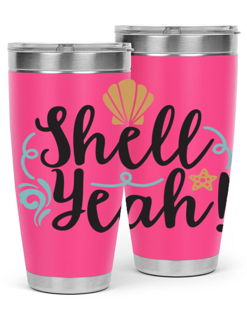 Shell Yeah 592#- mermaid- Tumbler