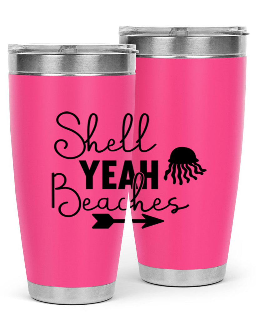 Shell Yeah Beaches 588#- mermaid- Tumbler