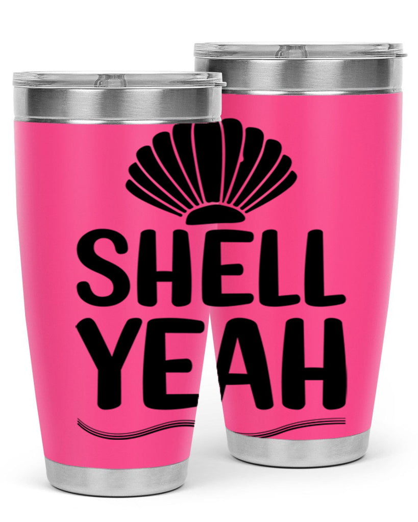 Shell yeah 597#- mermaid- Tumbler