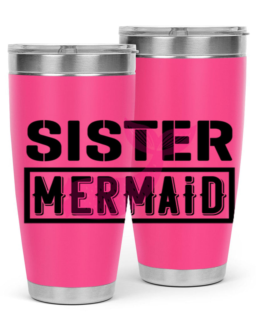 Sister mermaid 600#- mermaid- Tumbler