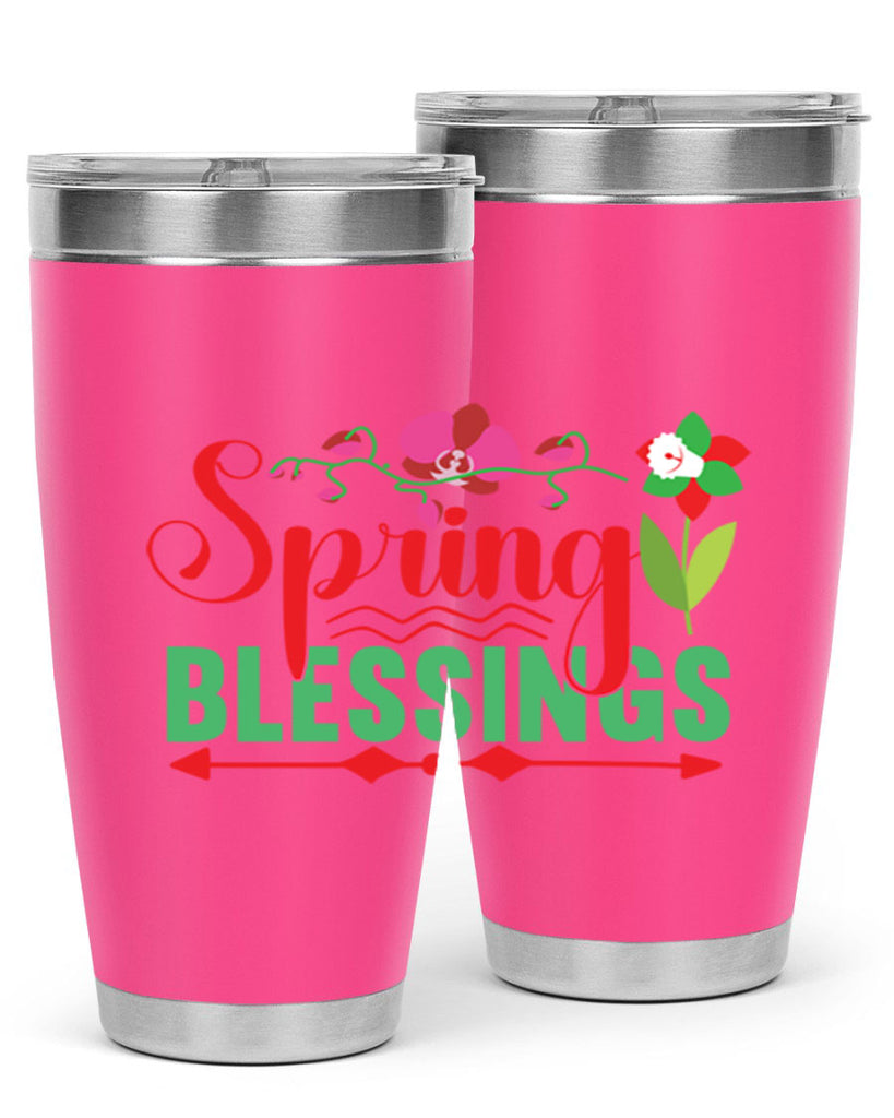 Spring Blessings 418#- spring- Tumbler