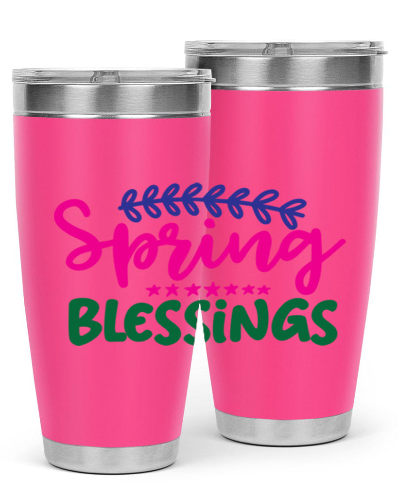 Spring Blessings 419#- spring- Tumbler