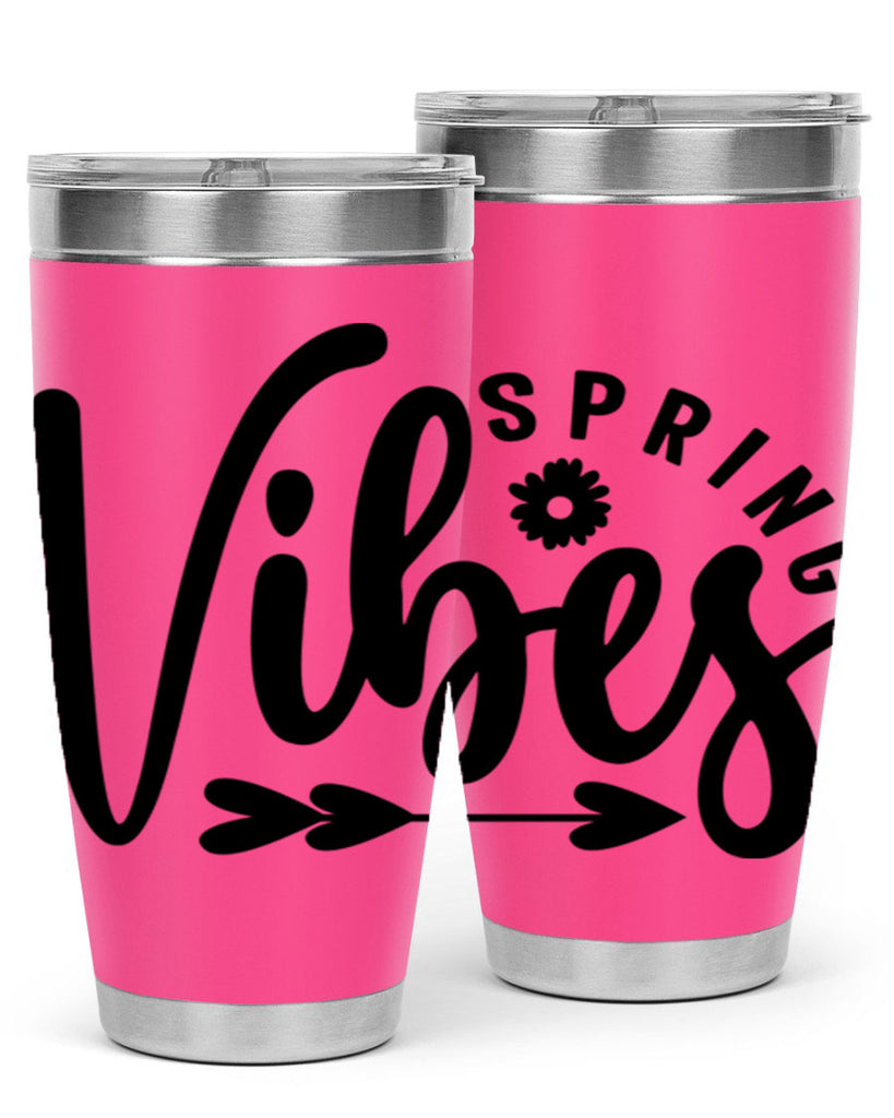 Spring Vibes478#- spring- Tumbler