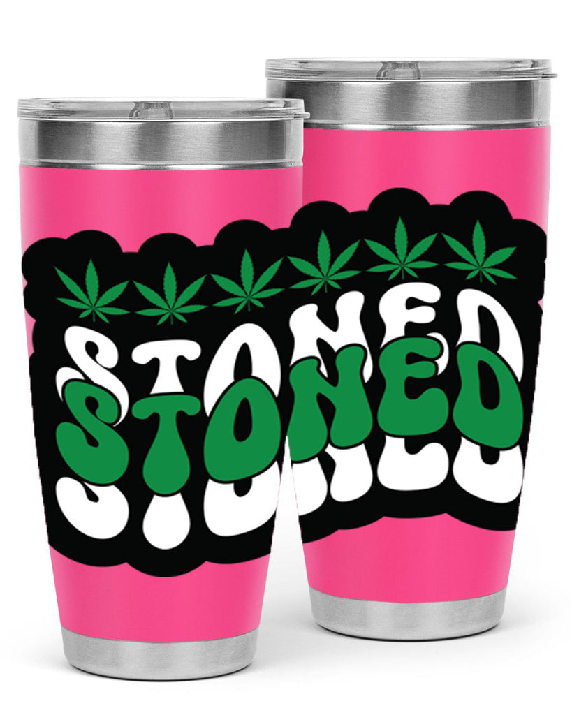 Stoned 255#- marijuana- Tumbler