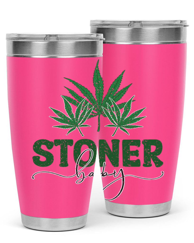 Stoner Baby Sublimation 261#- marijuana- Tumbler