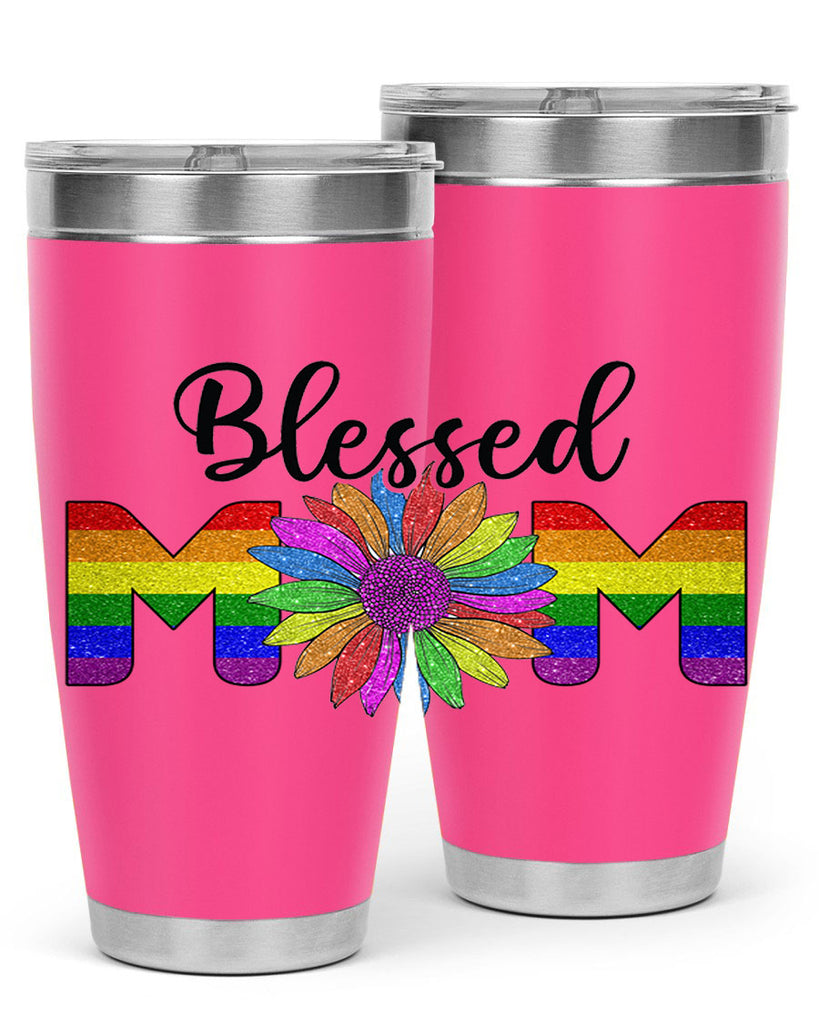 Sunflower Lgbt Blessed Mom  51#- lgbt- Tumbler