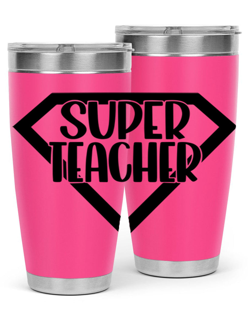 Super Teacher Style 55#- teacher- tumbler