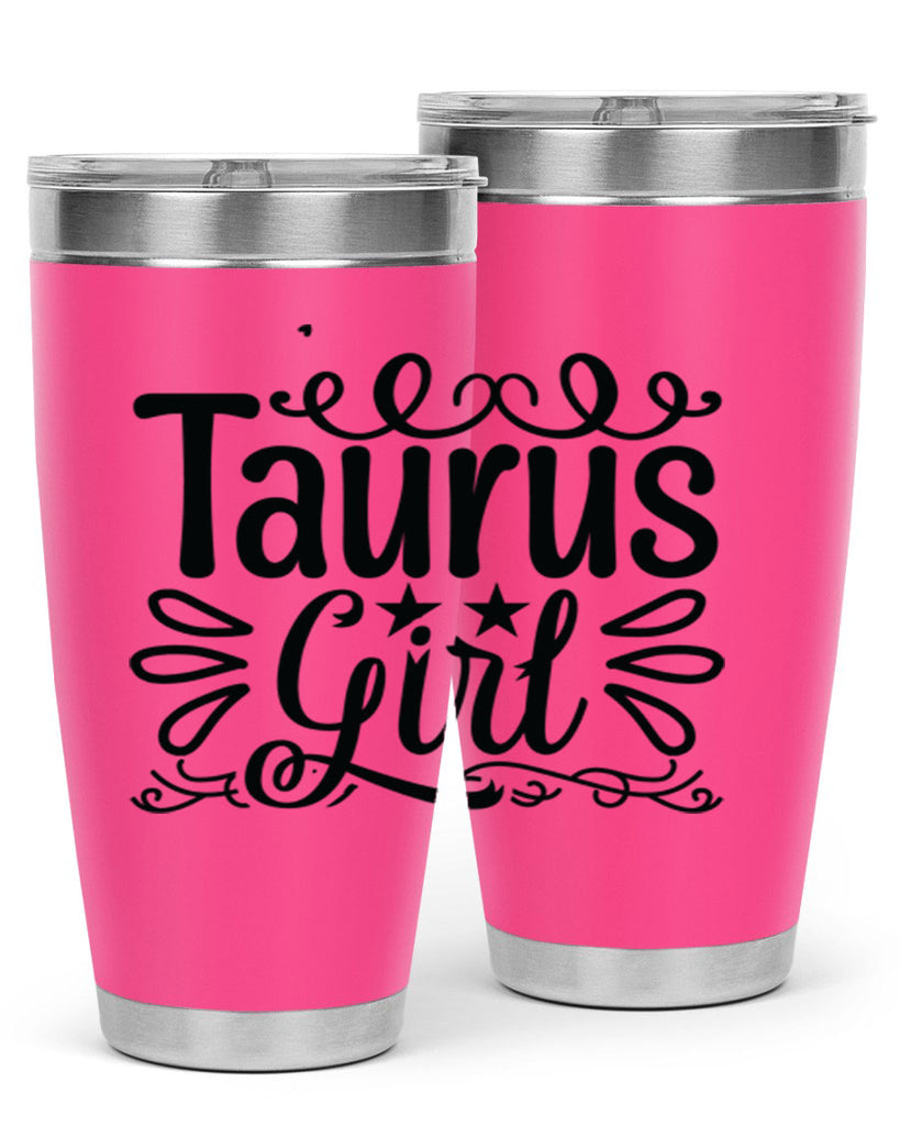 Taurus girl 497#- zodiac- Tumbler