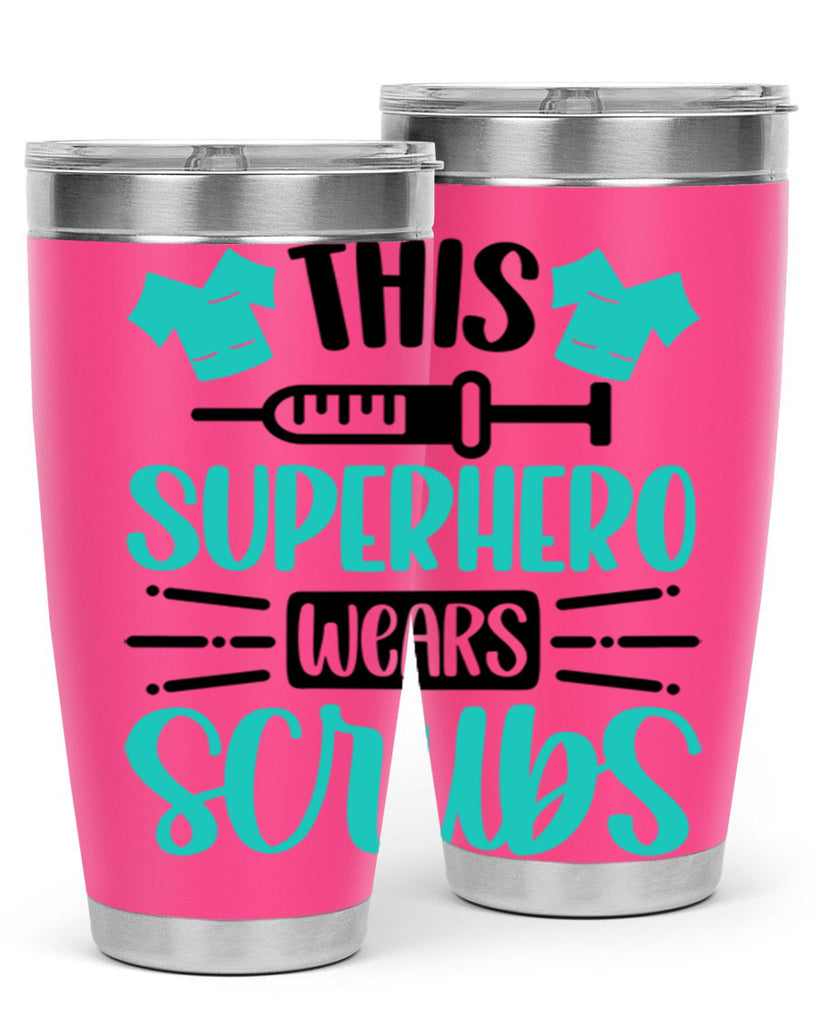 This Superhero Wears Style Style 18#- nurse- tumbler